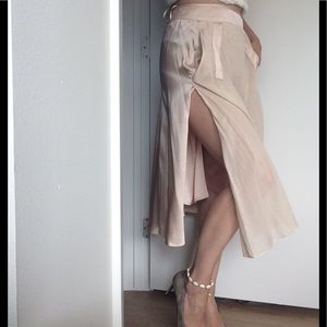 Givenchy Silk Midi Skirt